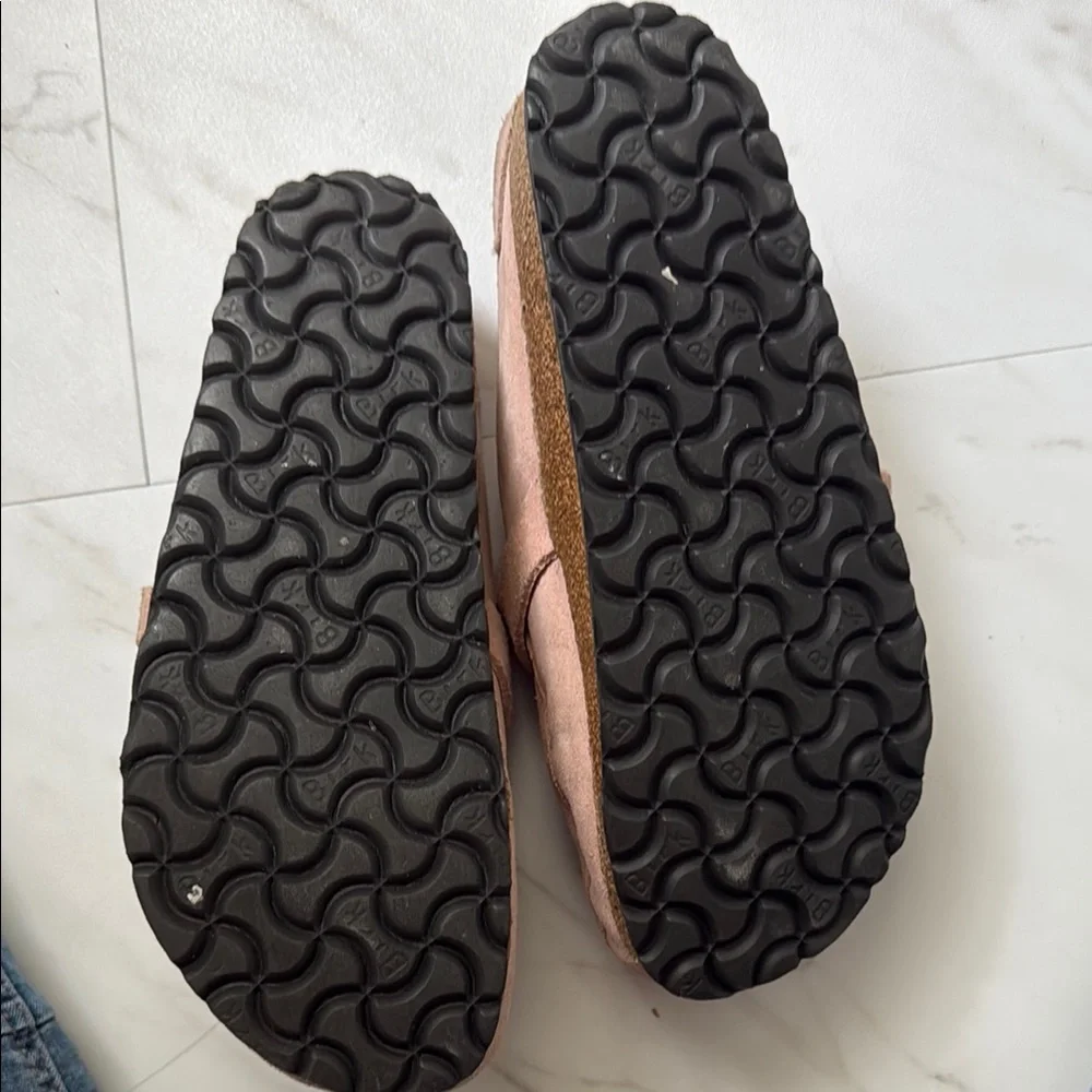 Birkenstock Blush Suede Loafers - Picture 3 of 4